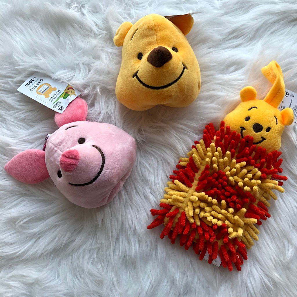 韓國 小熊維尼 零錢包/擦手巾