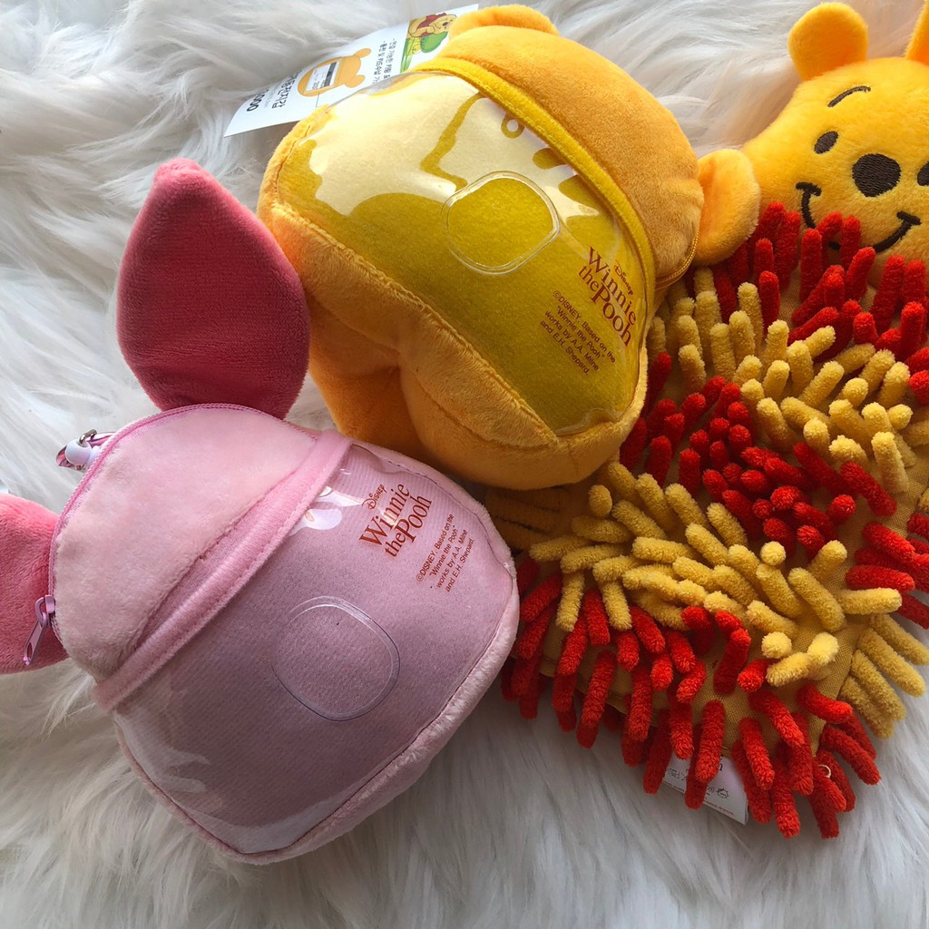 韓國 小熊維尼 零錢包/擦手巾