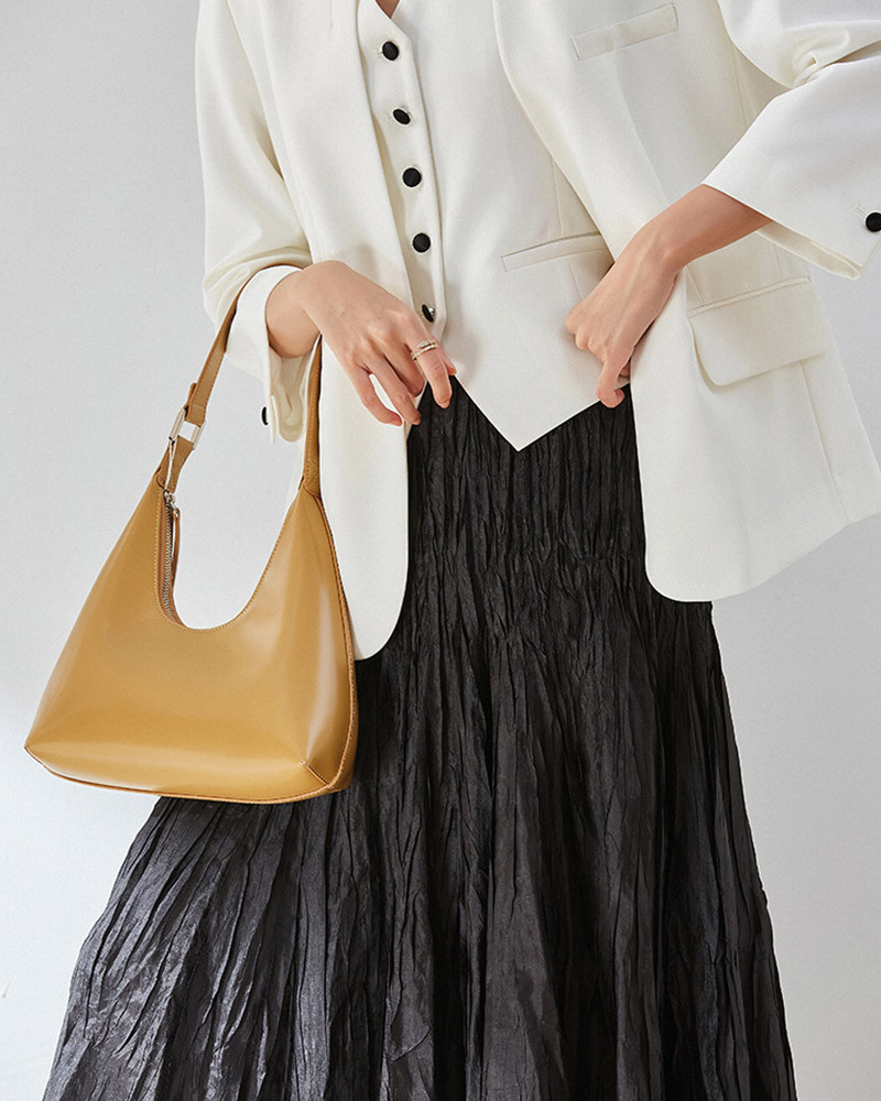 DEER.W寬肩收腰西裝馬甲背心 白色