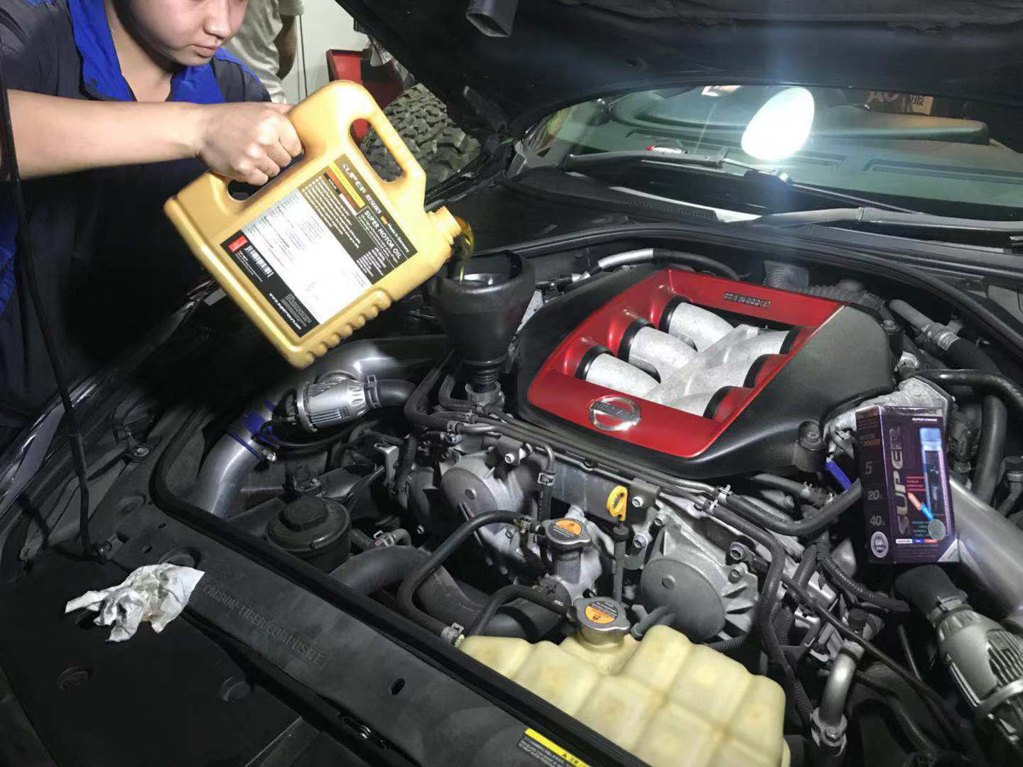 Nissan GTR R35 Super ESTER Plus 5W40 偈油 機油 Super Nano 引擎修復劑