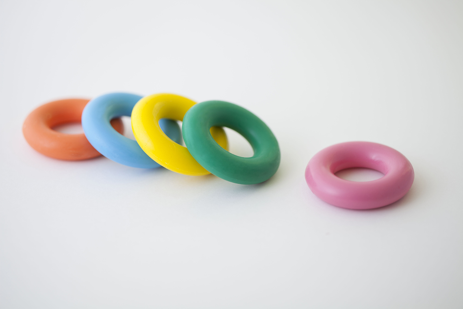 Primomo 普麗貓趣味蠟筆(圓圈型)6色-附橡皮擦