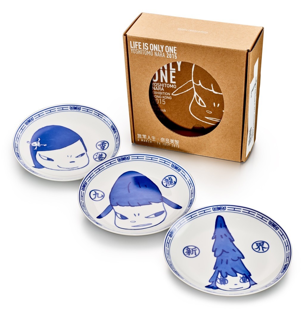 Life is Only One (Set of 3 Plates) - YOSHITOMO NARA