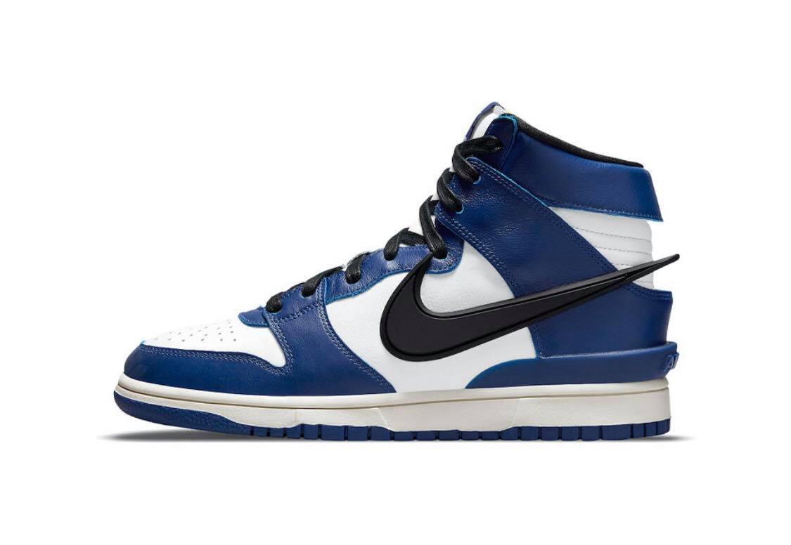 Nike Dunk High X AMBUSH Deep Royal 皇家藍 CU7544-400