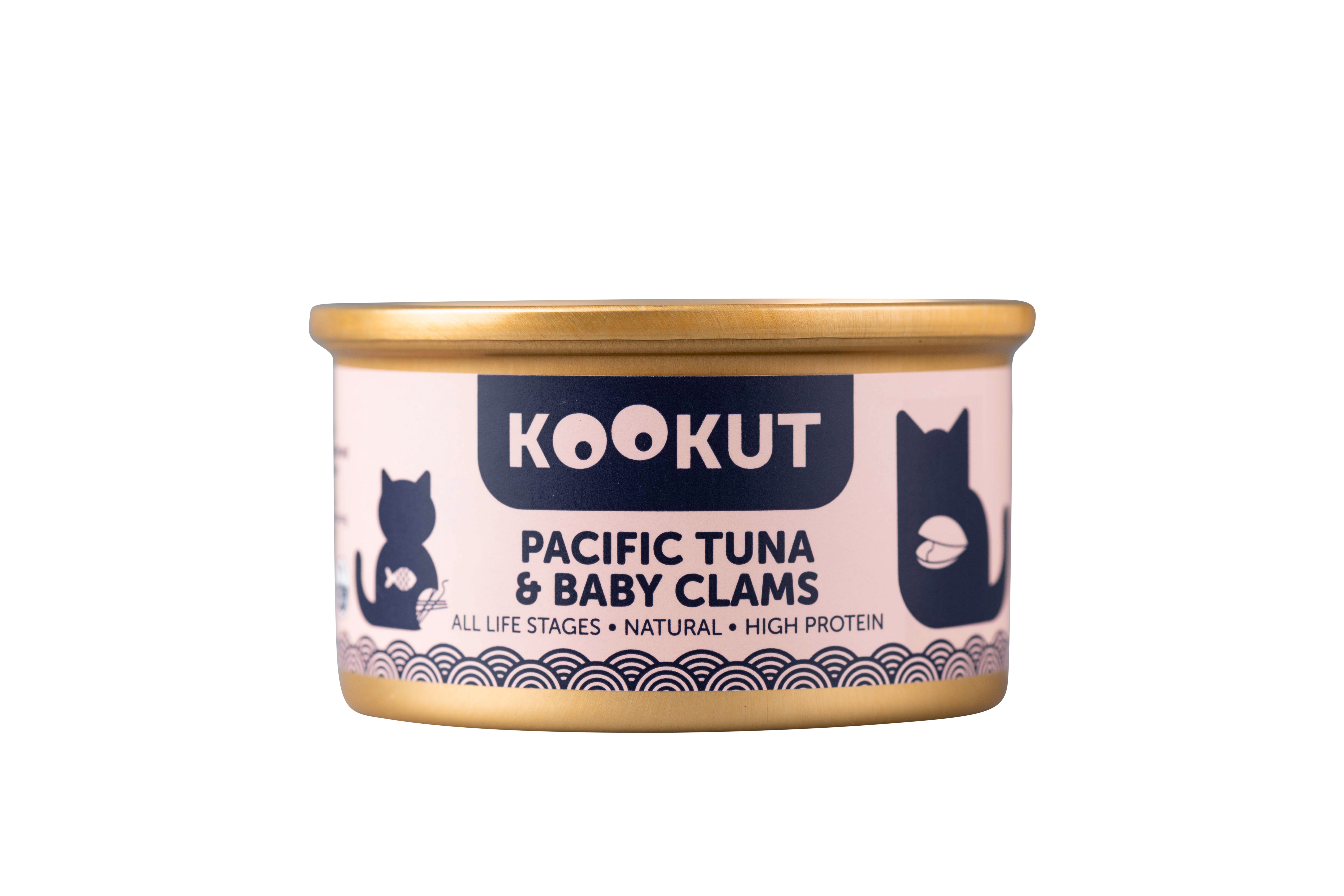 KOOKUT Pacific Tuna & Clams Cat Canned 70g