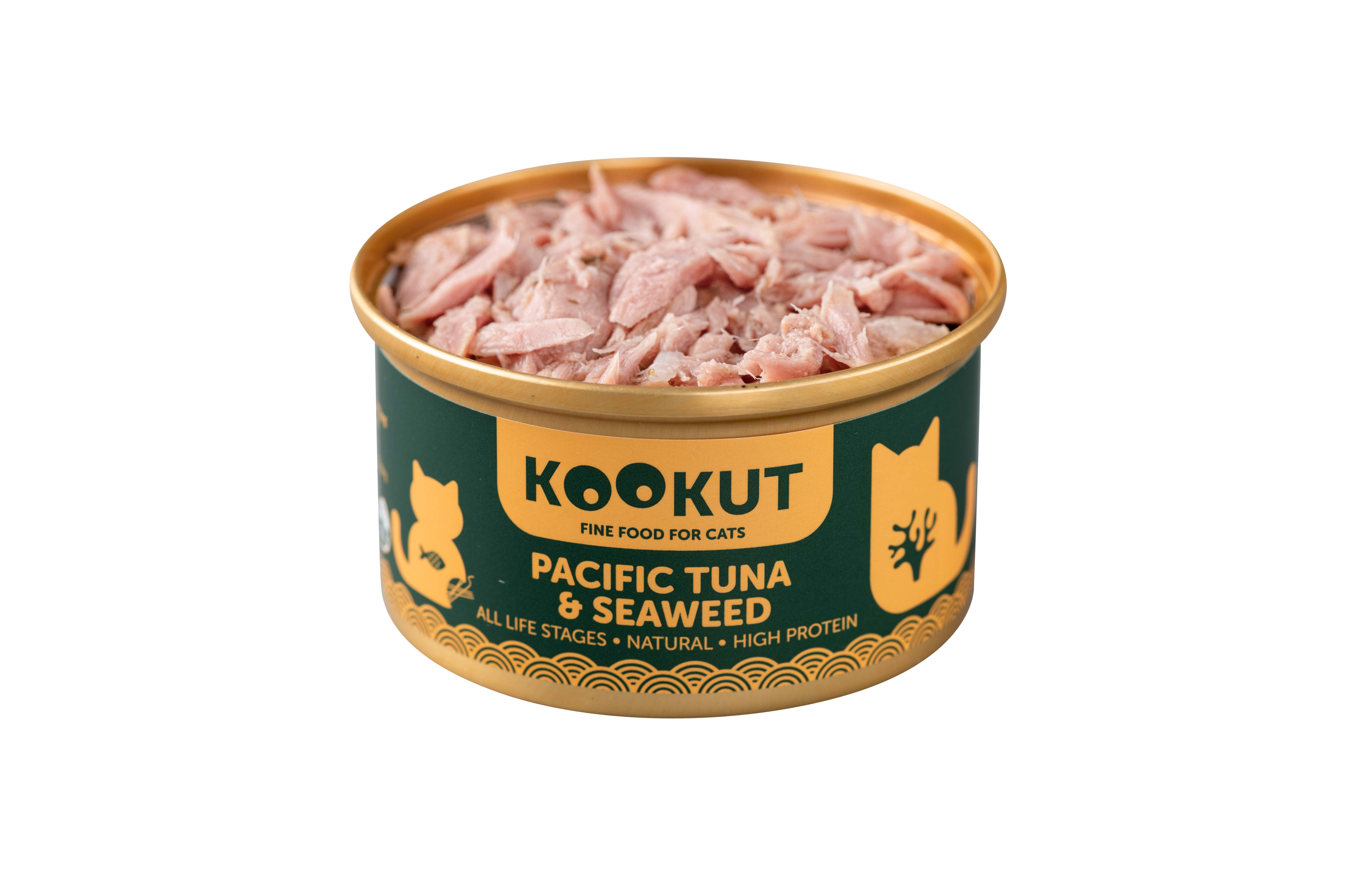 KOOKUT Pacific Tuna & Seaweed Cat Canned 70g