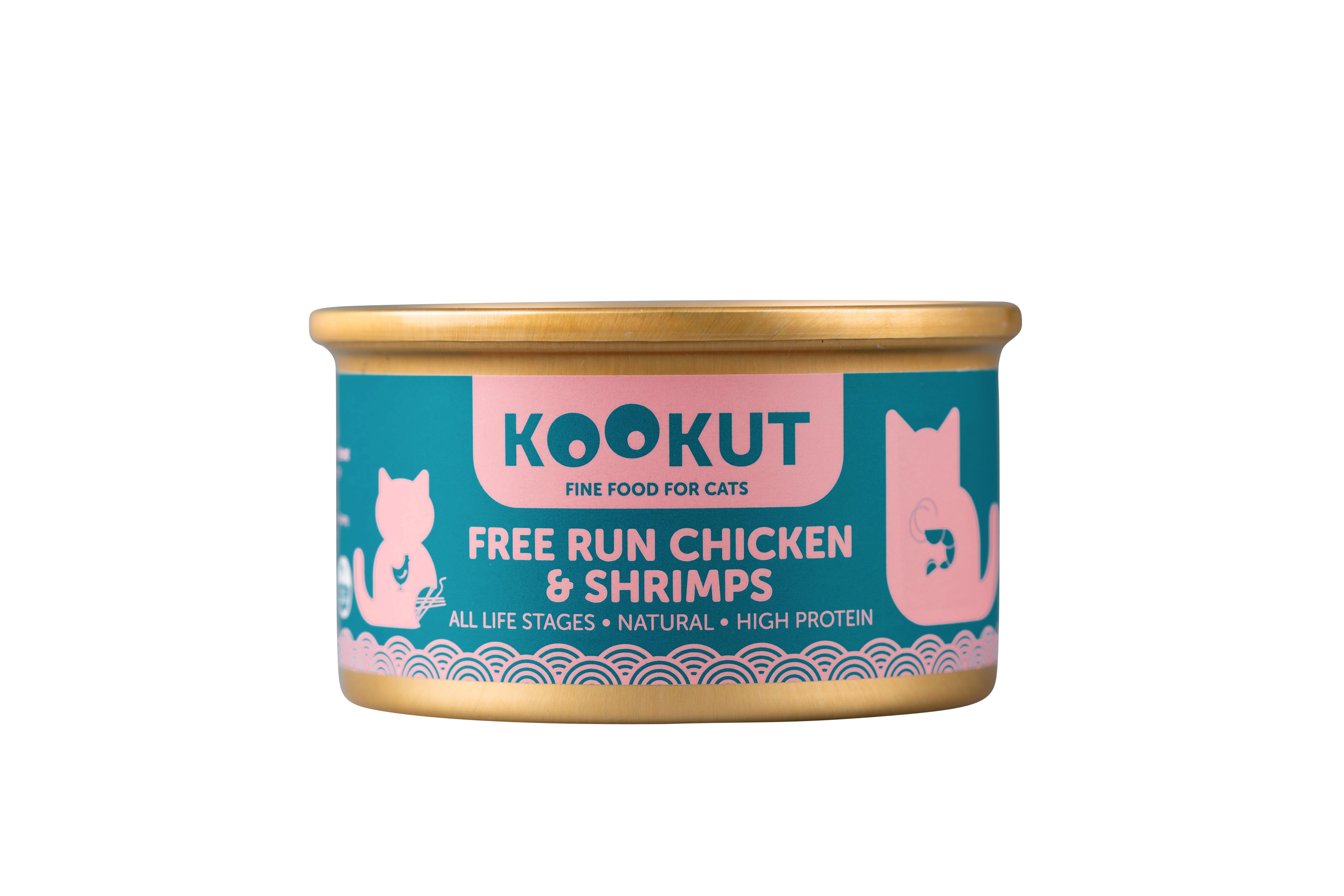 KOOKUT Chicken & Shrimp Cat Canned 70g