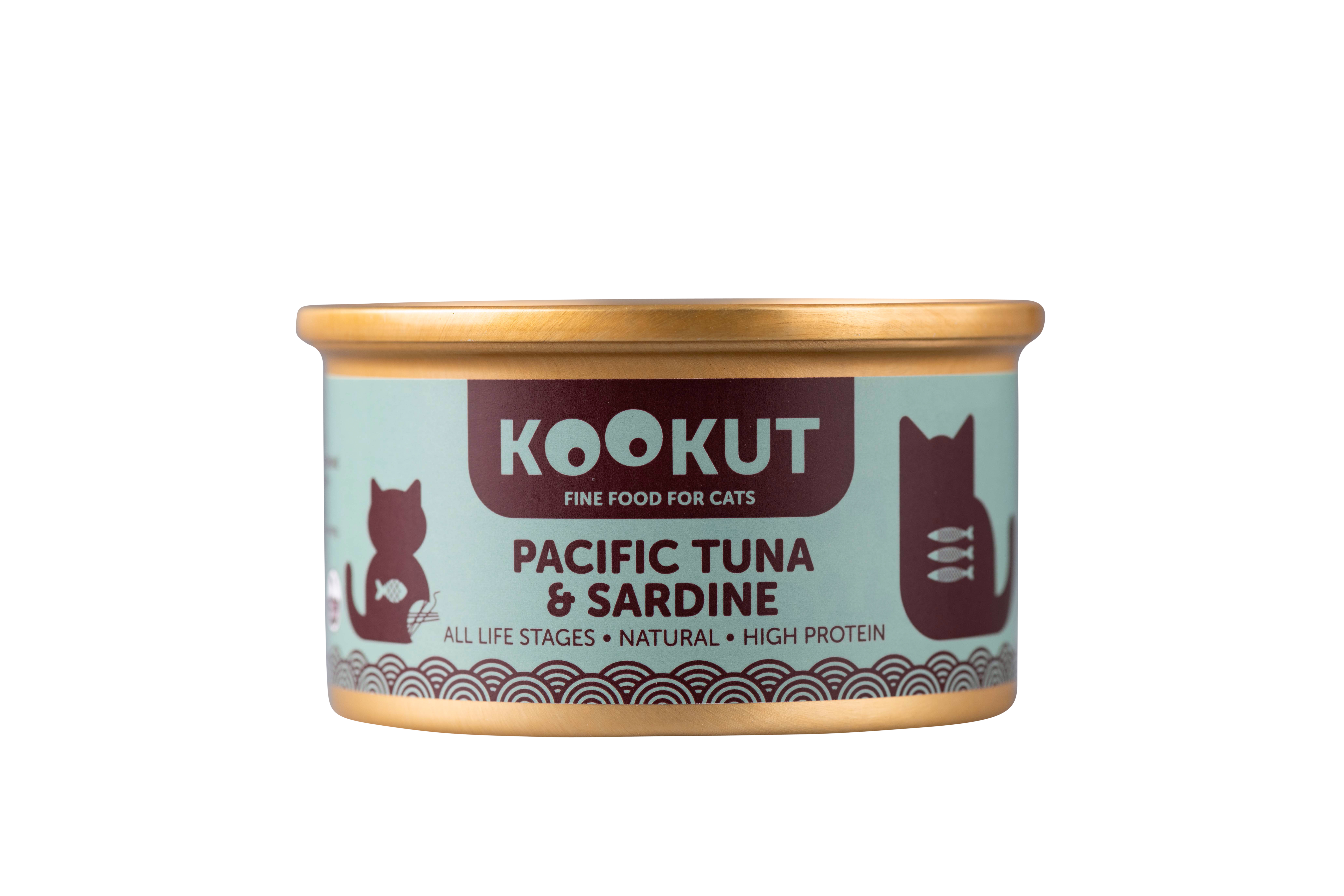 KOOKUT Pacific Tuna & Sardine Cat Canned 70g