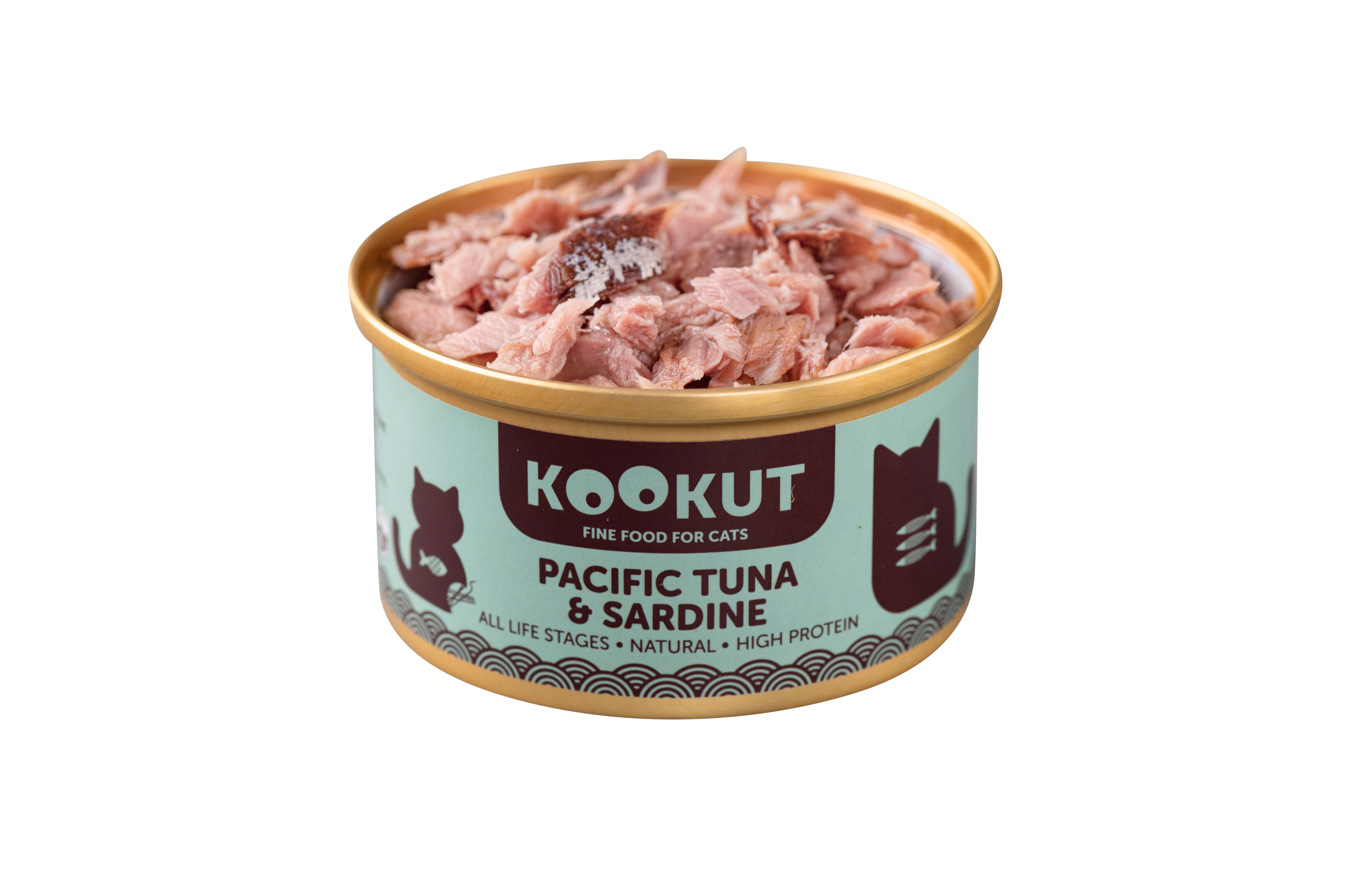 KOOKUT Pacific Tuna & Sardine Cat Canned 70g