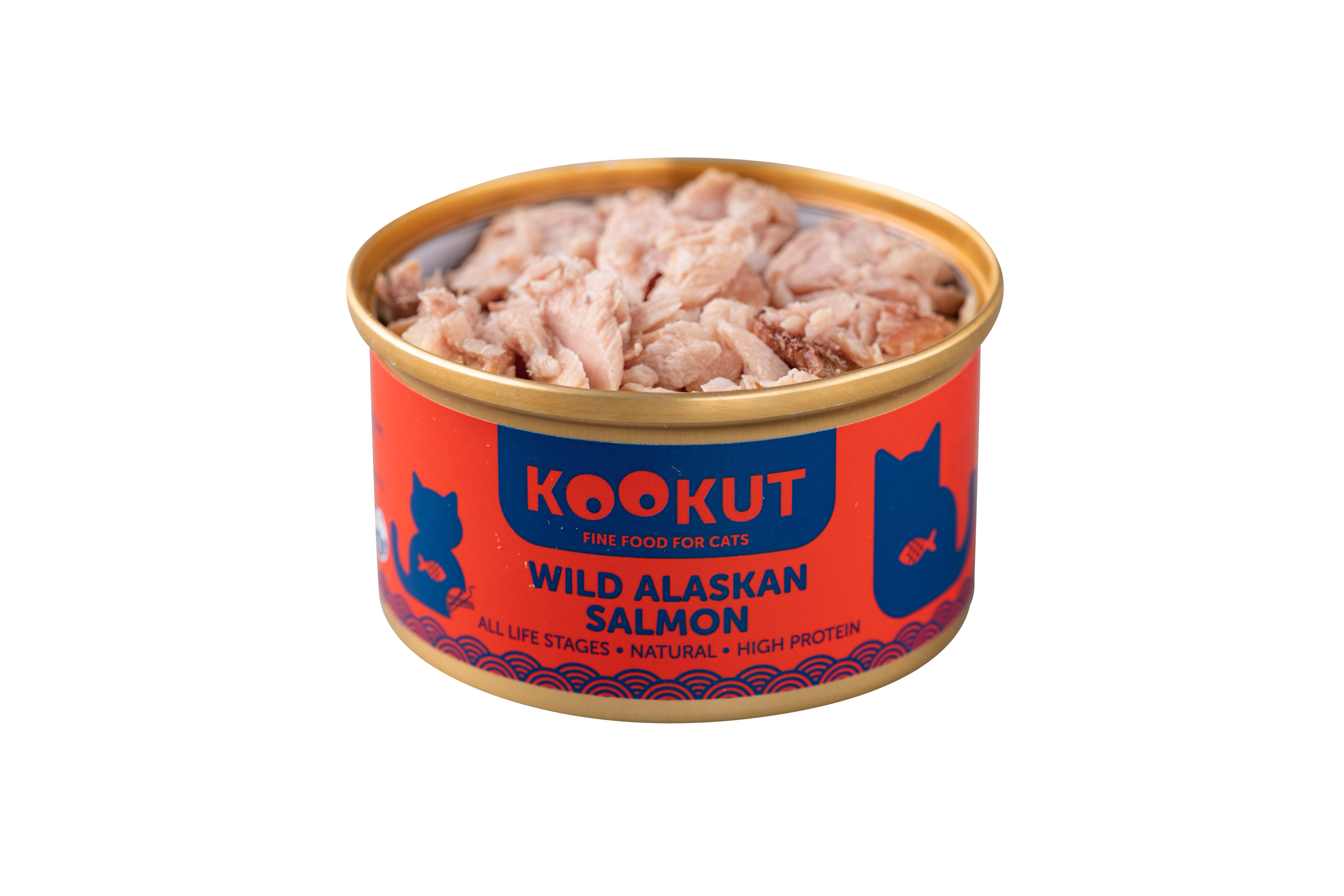 KOOKUT Alaskan Salmon Cat Canned 70g