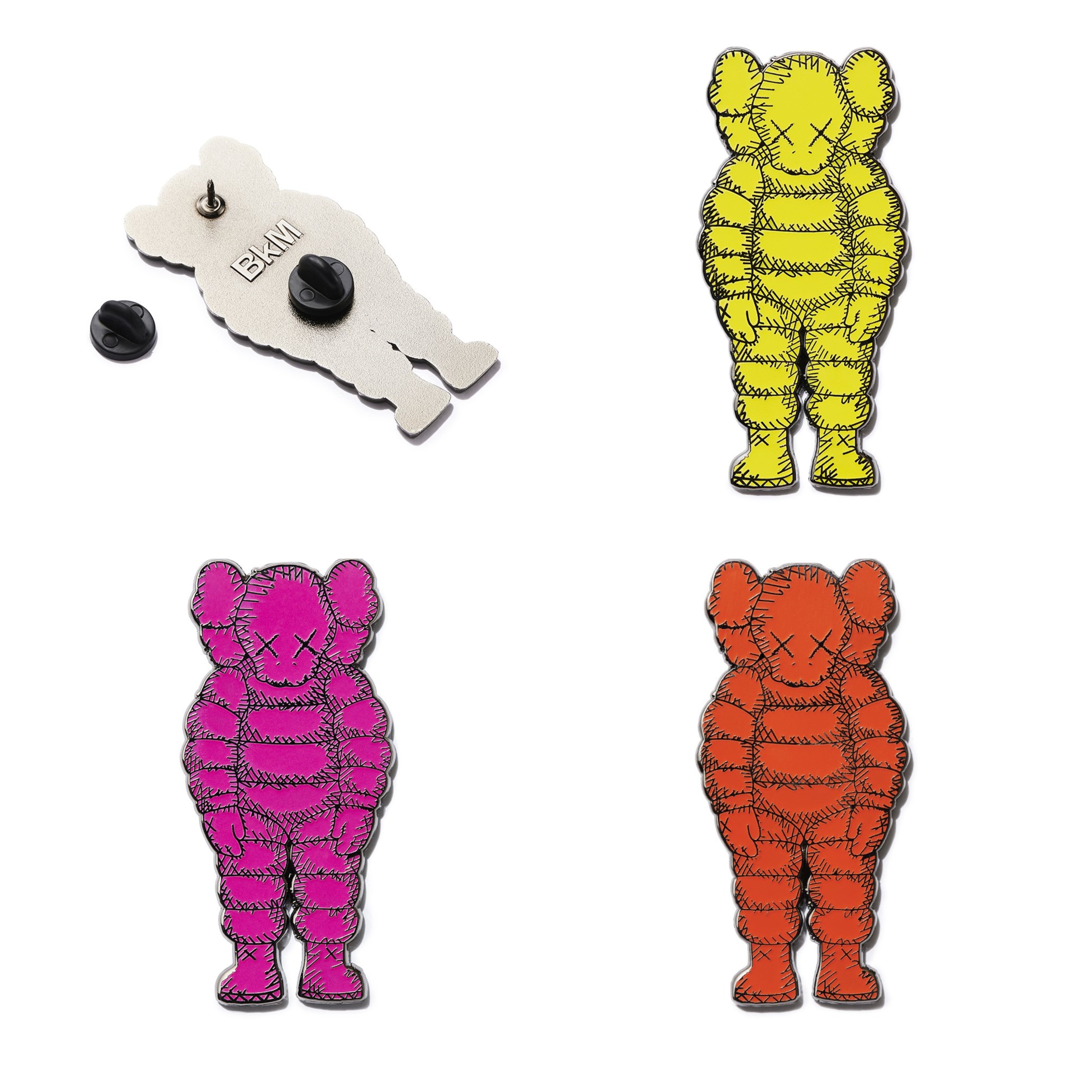 KAWS Pin WHAT PARTY 徽章 別針 米其林 布魯克林限定