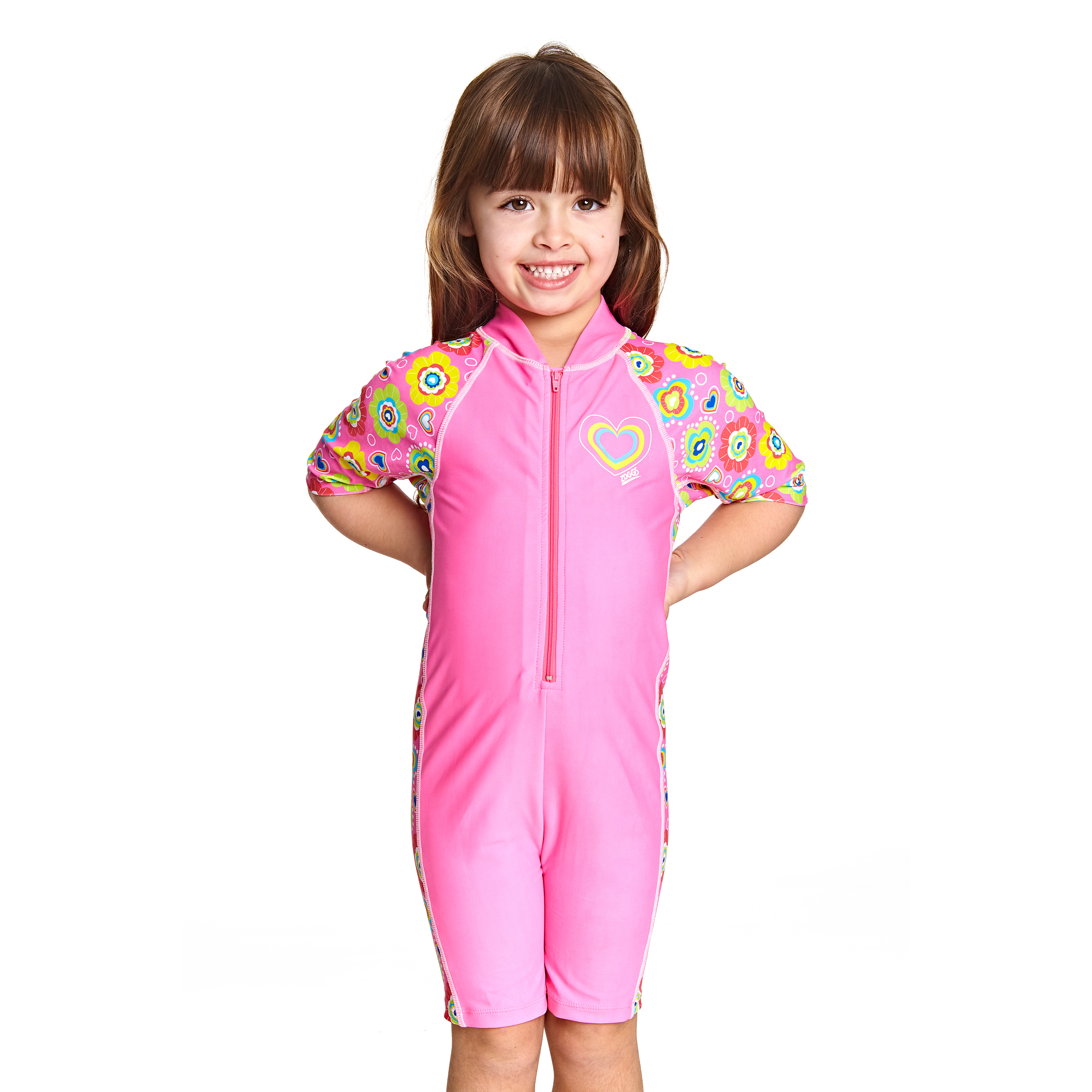 ZOGGS 幼童/青少《花花》整件式泳裝