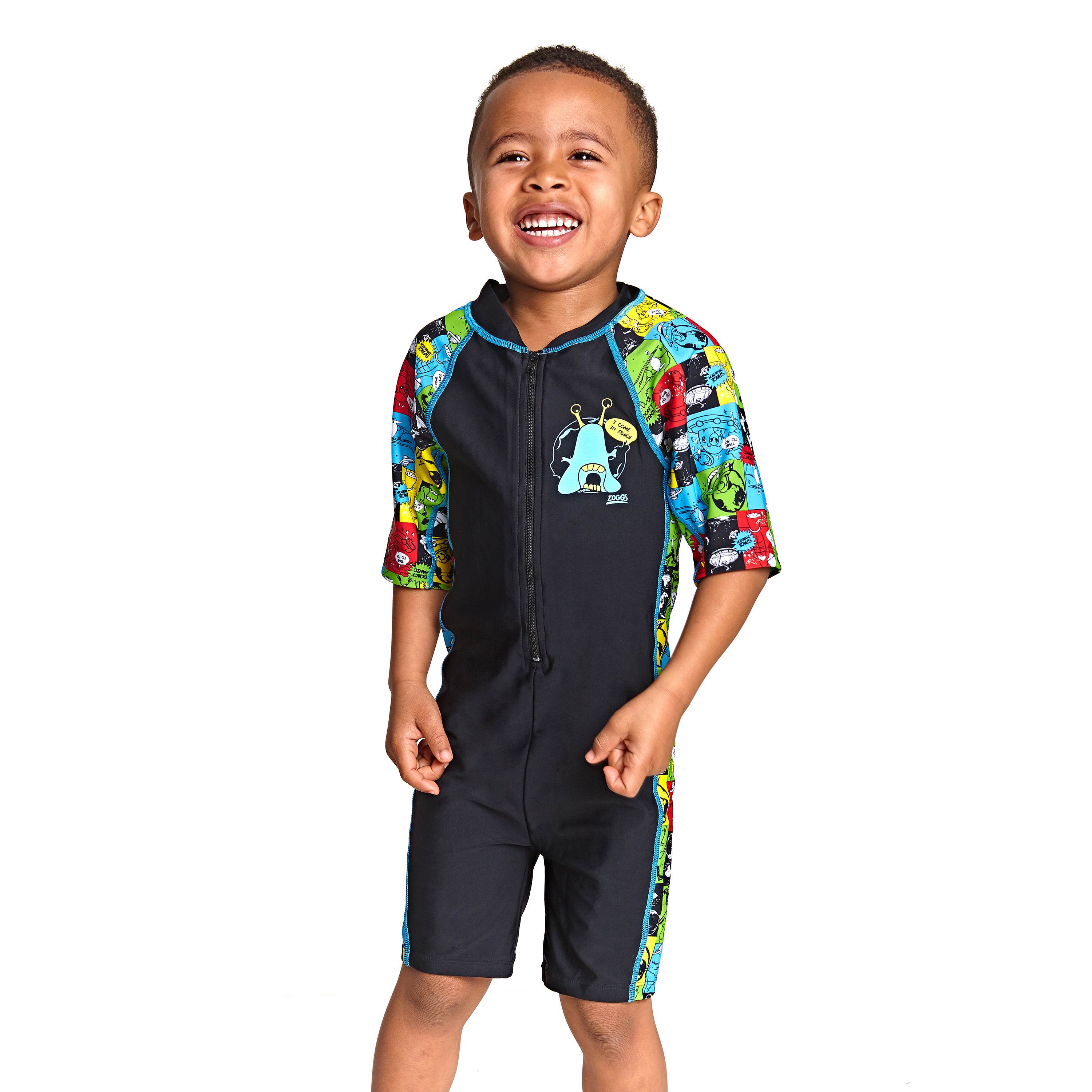 ZOGGS 幼童/青少《星際探險》整件式泳裝