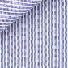 AMANJEDA Handmade Shirt "LONDON 1650" / Superfine Striped Cotton Royal Oxford