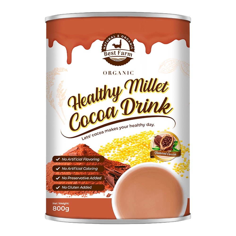 Best Farm Organic Healthy Millet Cocoa Drink 800g