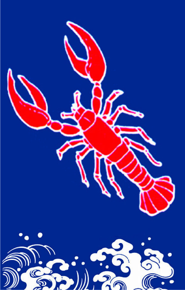 B007日式布簾(蝦)