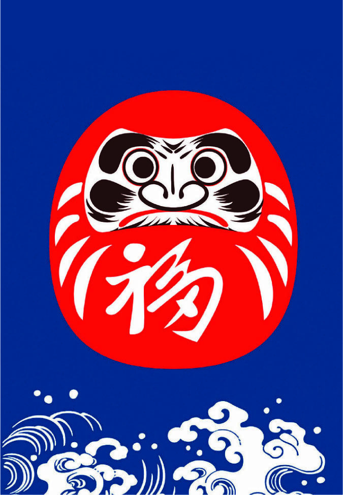 B008日式布簾(不倒翁)