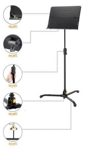 Hercules 海克力斯 BS301B 坐立二用 大譜架 / 譜架