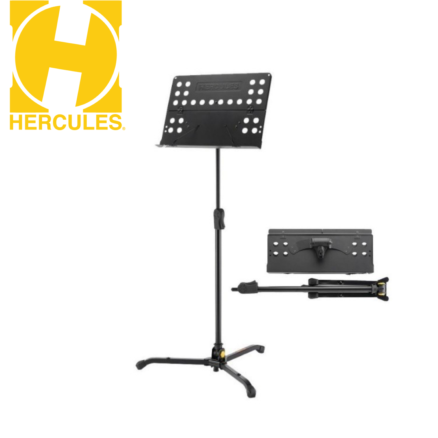Hercules 海克力斯 BS311B 指揮譜架 / 坐立二用 大譜架 / 譜板有孔