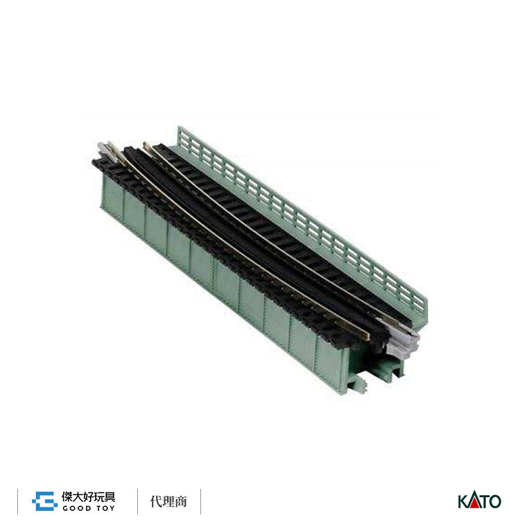 KATO 20-472 單線曲線鐵橋 R481-15T (灰)