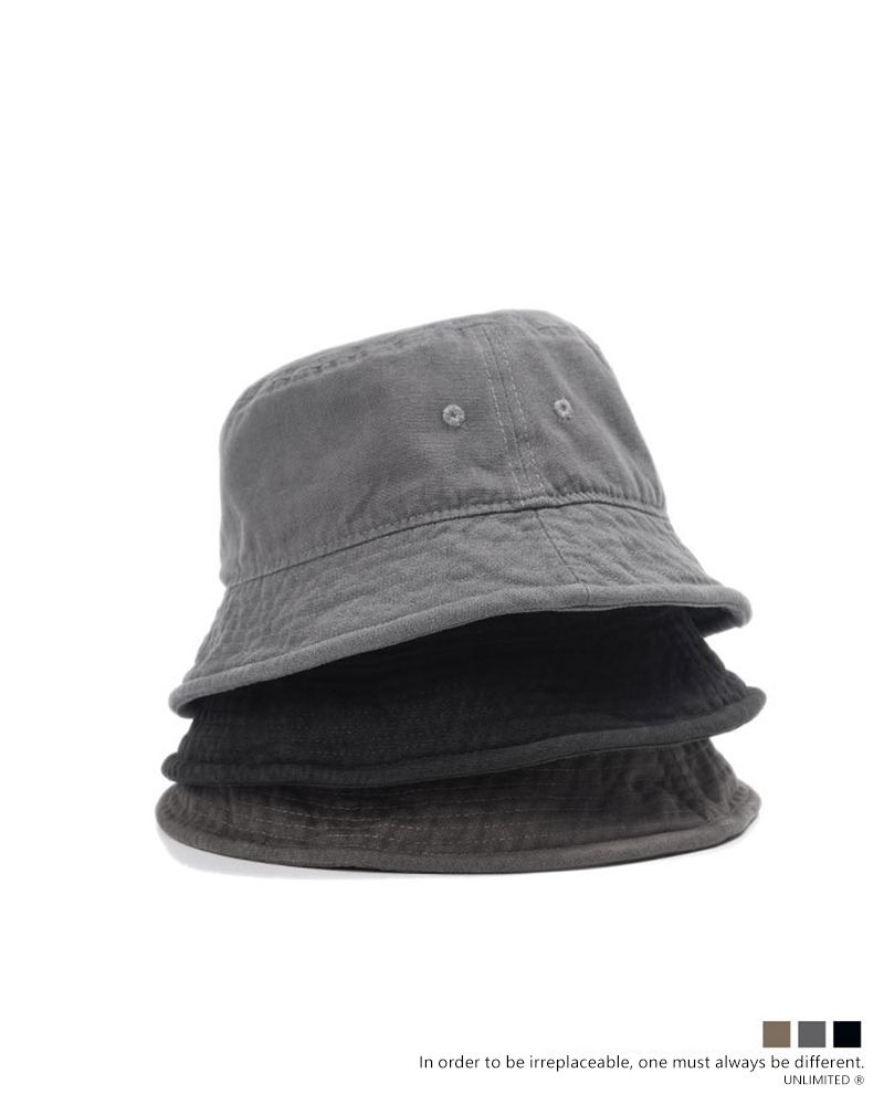 129水洗純色日系漁夫帽