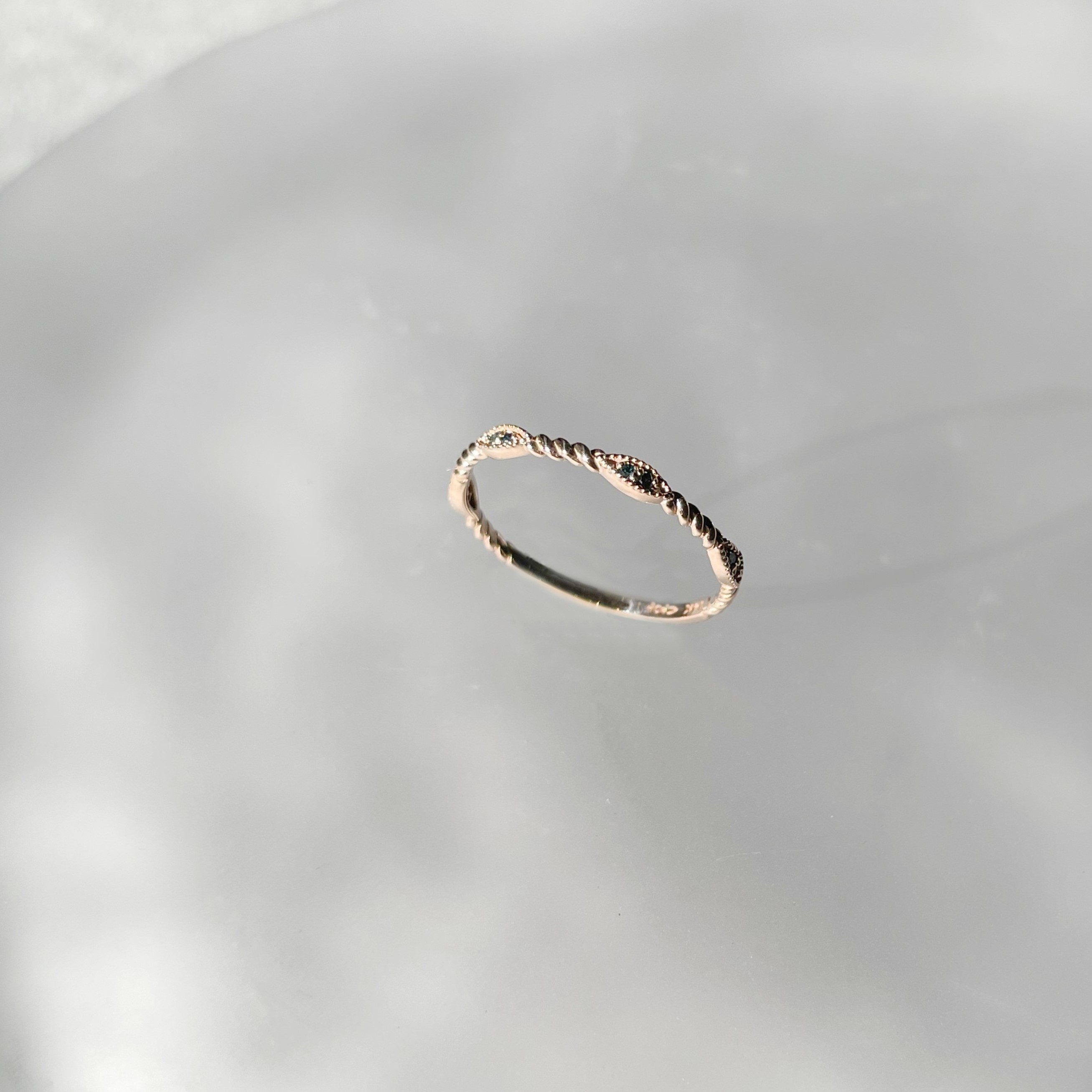 14K Nagi小藍鑽戒指