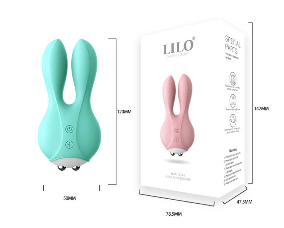 LILO - 電擊小萌兔 電流加震動兩用自慰器