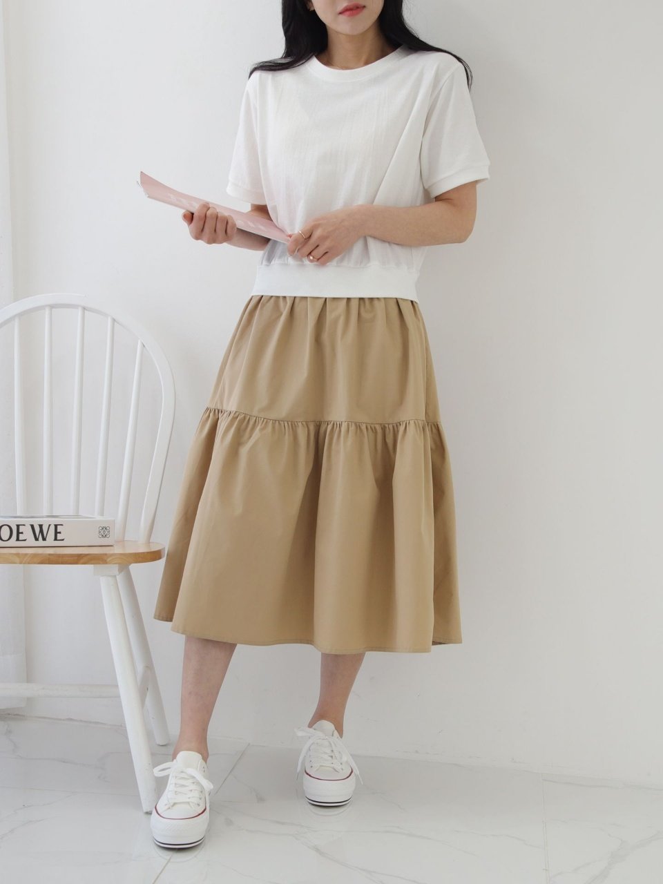 韓國製🇰🇷OP2007 雙色連身裙 (2色)