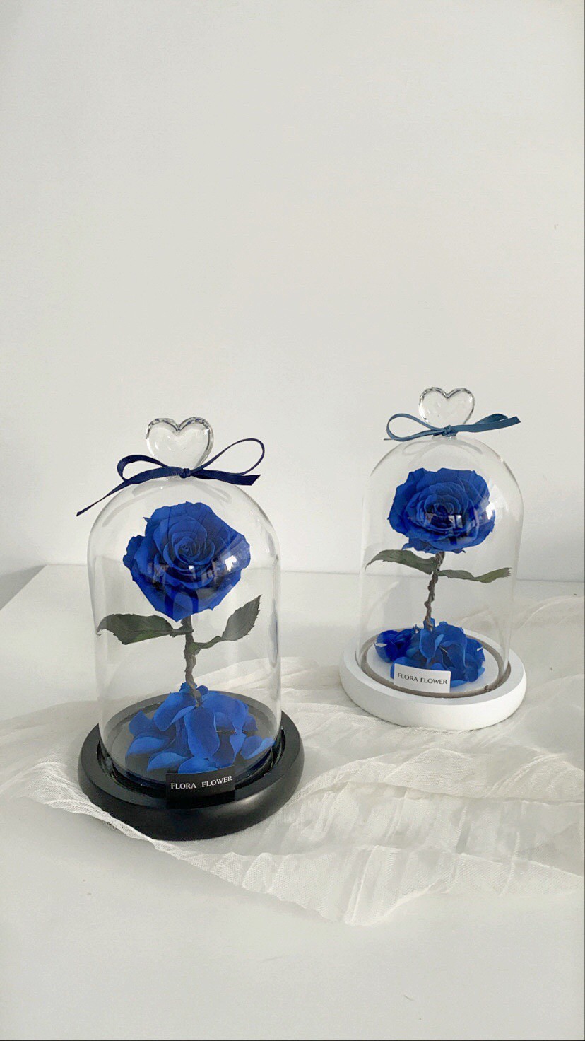 小王子永生玫瑰-寶藍