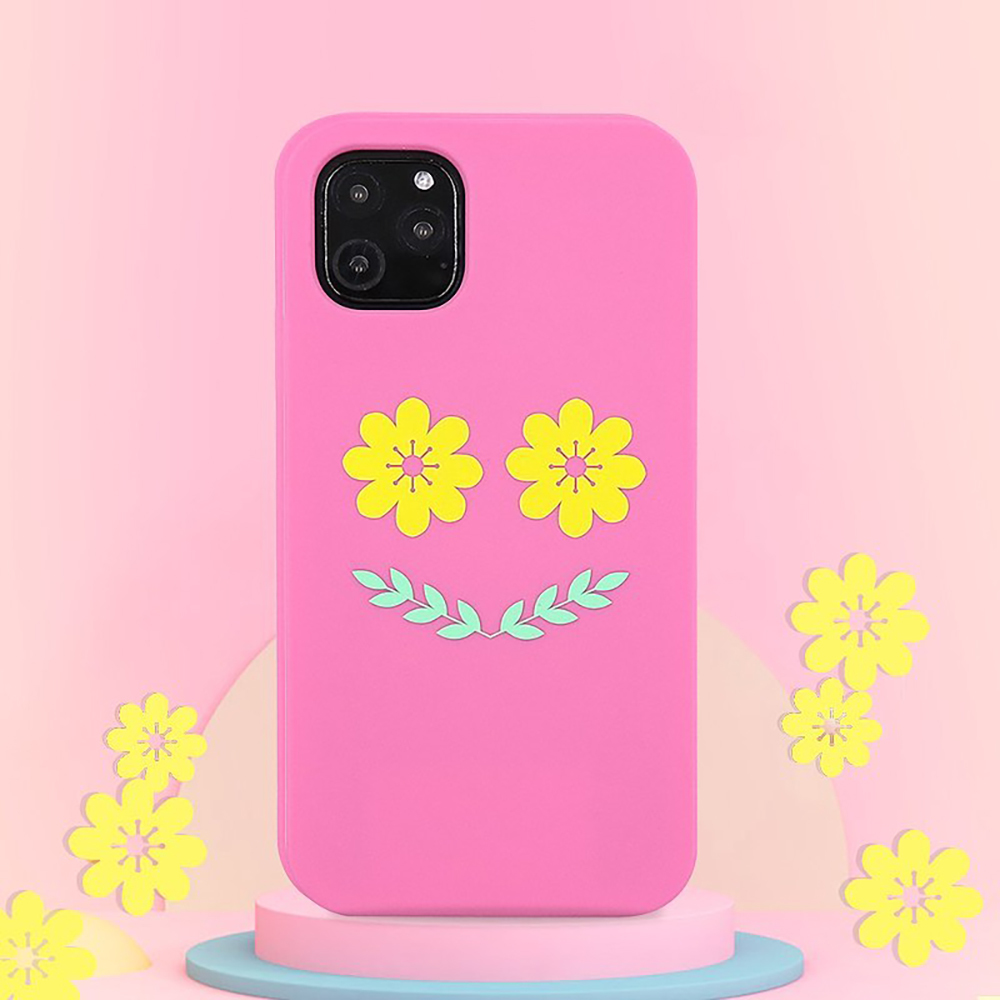 Candies iPhone 11 Pro Max - Simple系列 Smile Flower(粉)