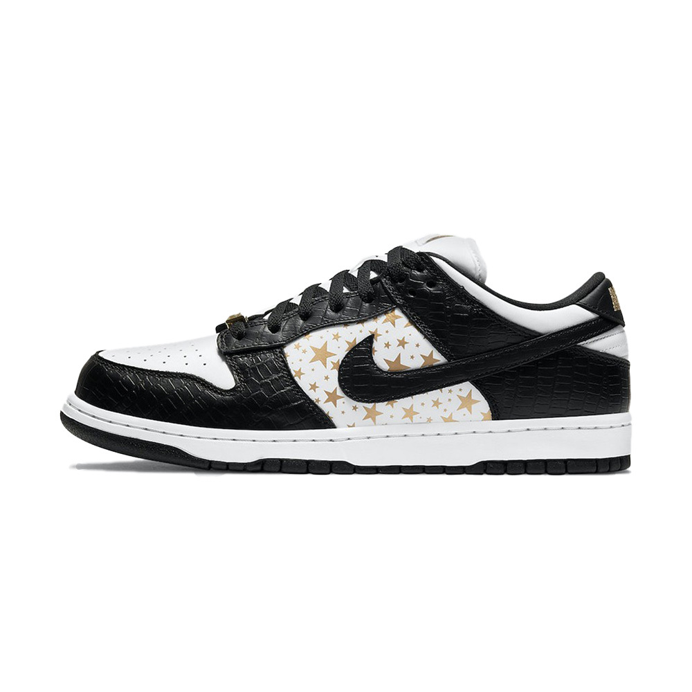 Supreme x Nike SB Dunk Low Stars Black 星星黑聯名款休閒鞋DH32