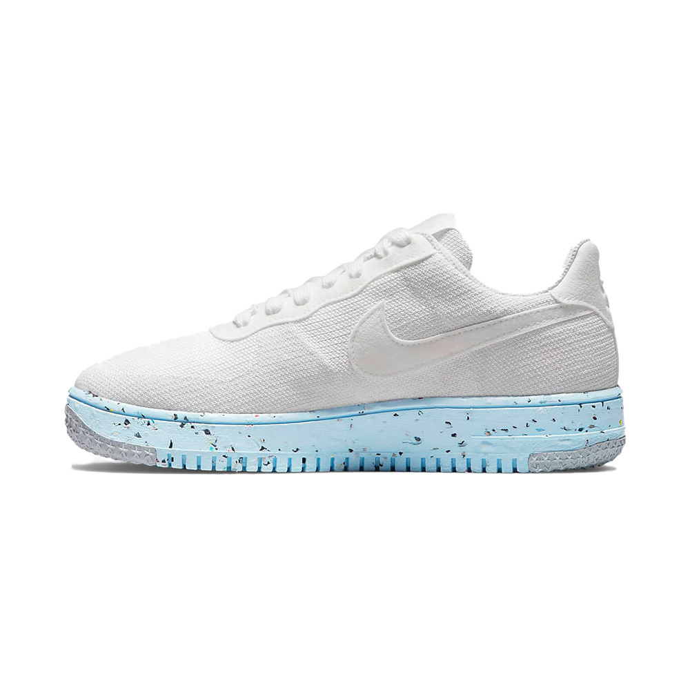 Nike Air Force 1 Crater Flyknit 女 白 針織 休閒鞋 DC7273-100