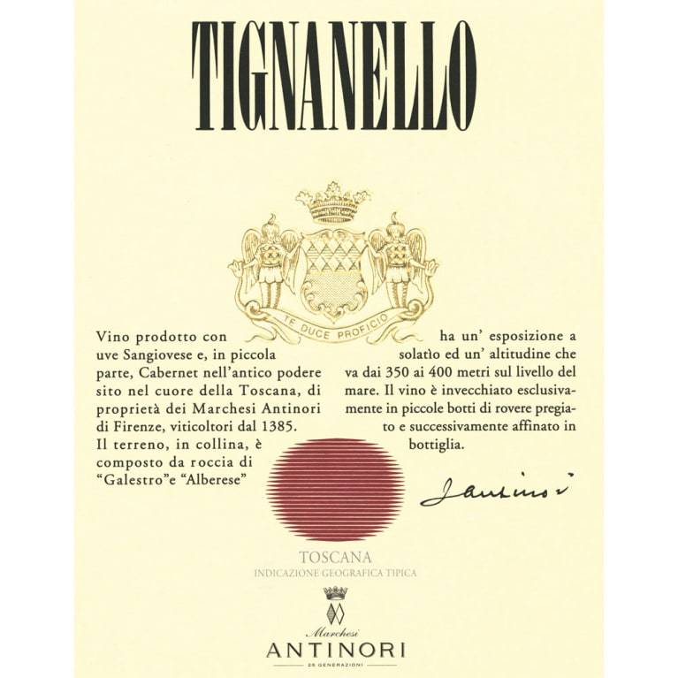 Antinori Tignanello 2009 (RP94)