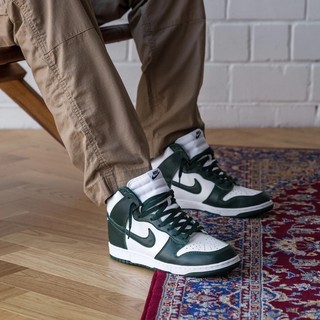 dunk high green spartan