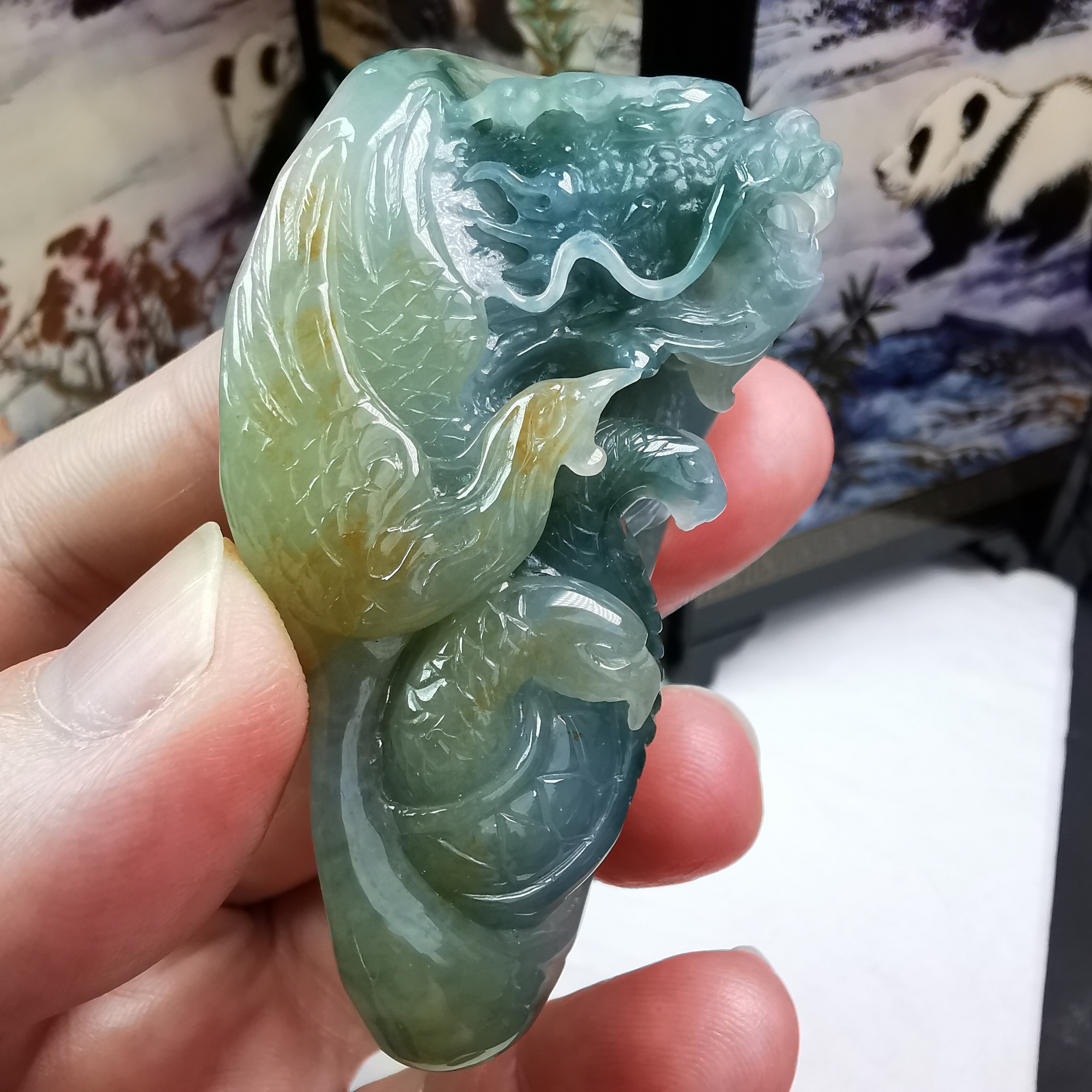 J1907 三彩四神獸