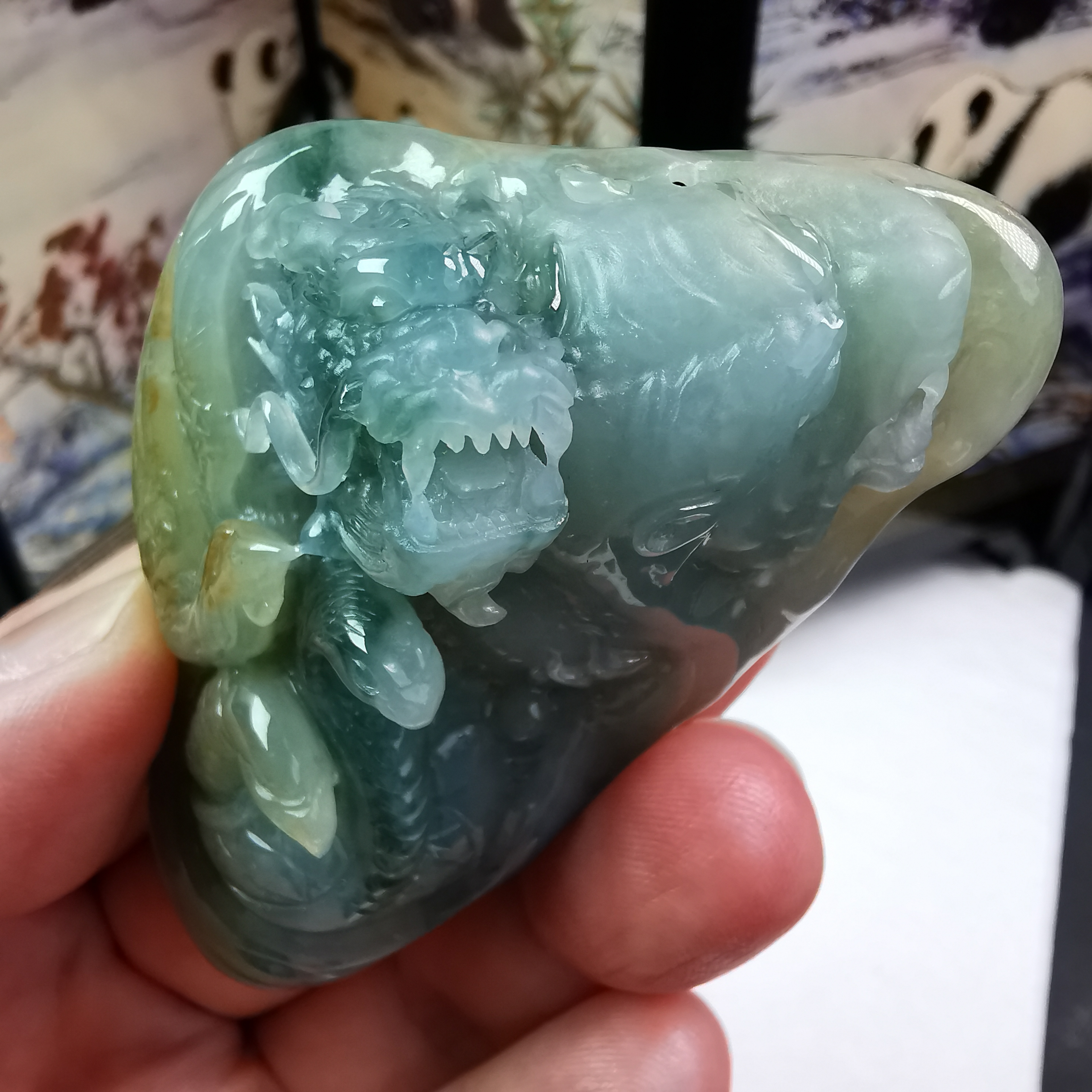 J1907 三彩四神獸