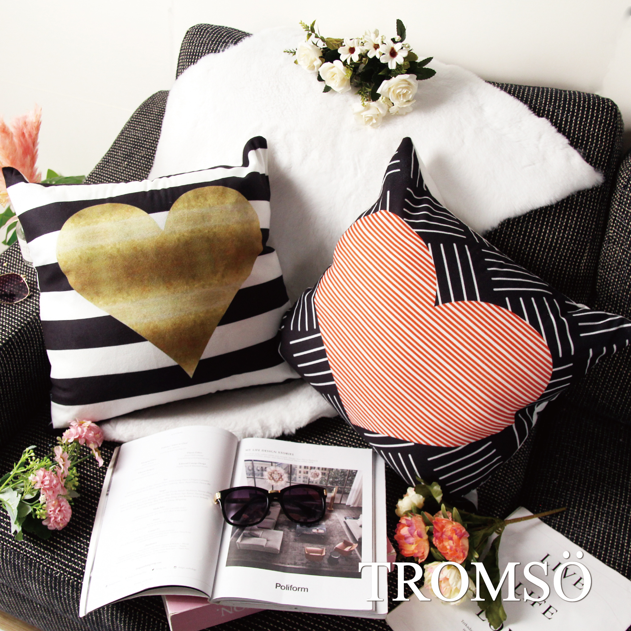 風尚絨毛抱枕-U253大愛魅力