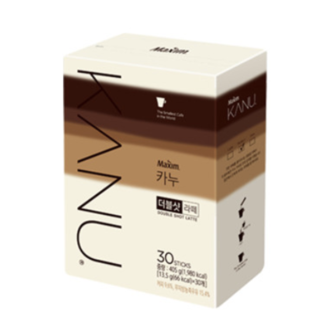皇牌拿鐵 Kanu Double Shot Latte 雙倍特濃拿鐵30條裝