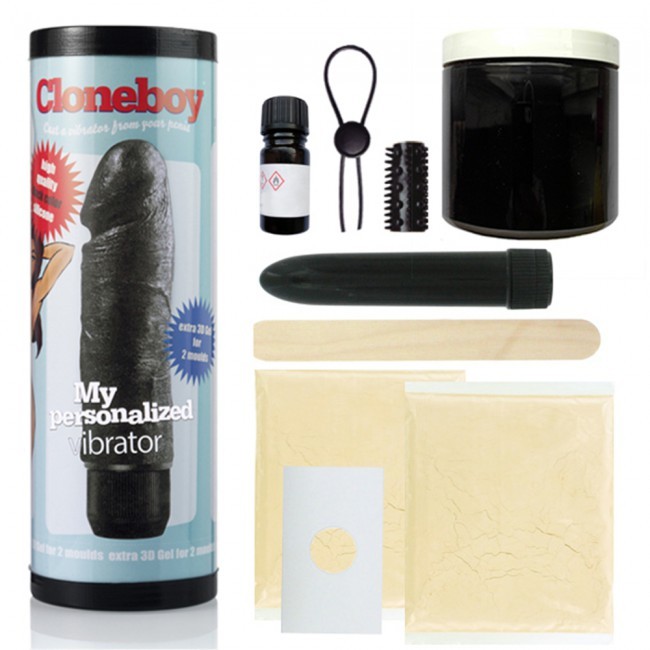 〔荷蘭品牌〕Cloneboy 自製3D倒模陰莖震動器 （黑色）