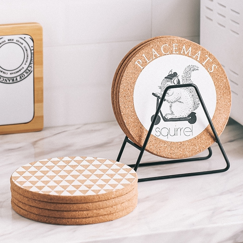 北歐風軟木隔熱墊套組