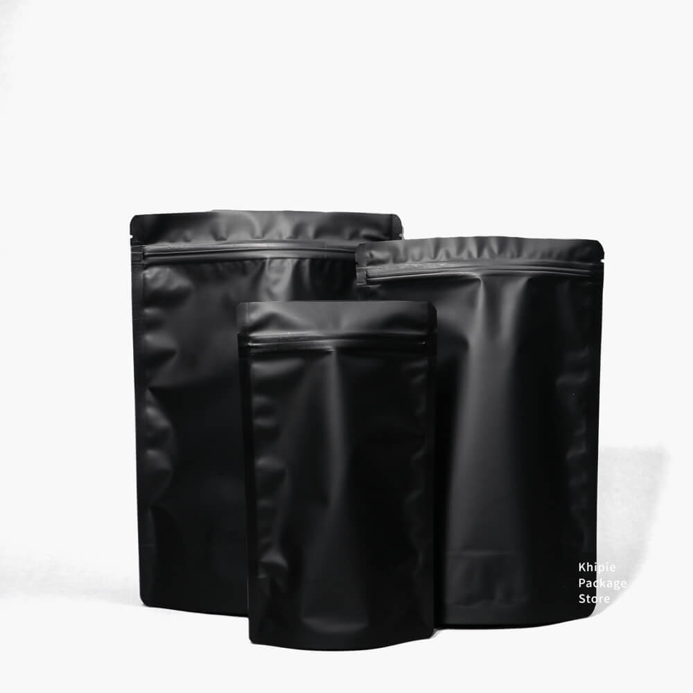 鍍鋁夾鏈立袋｜黑