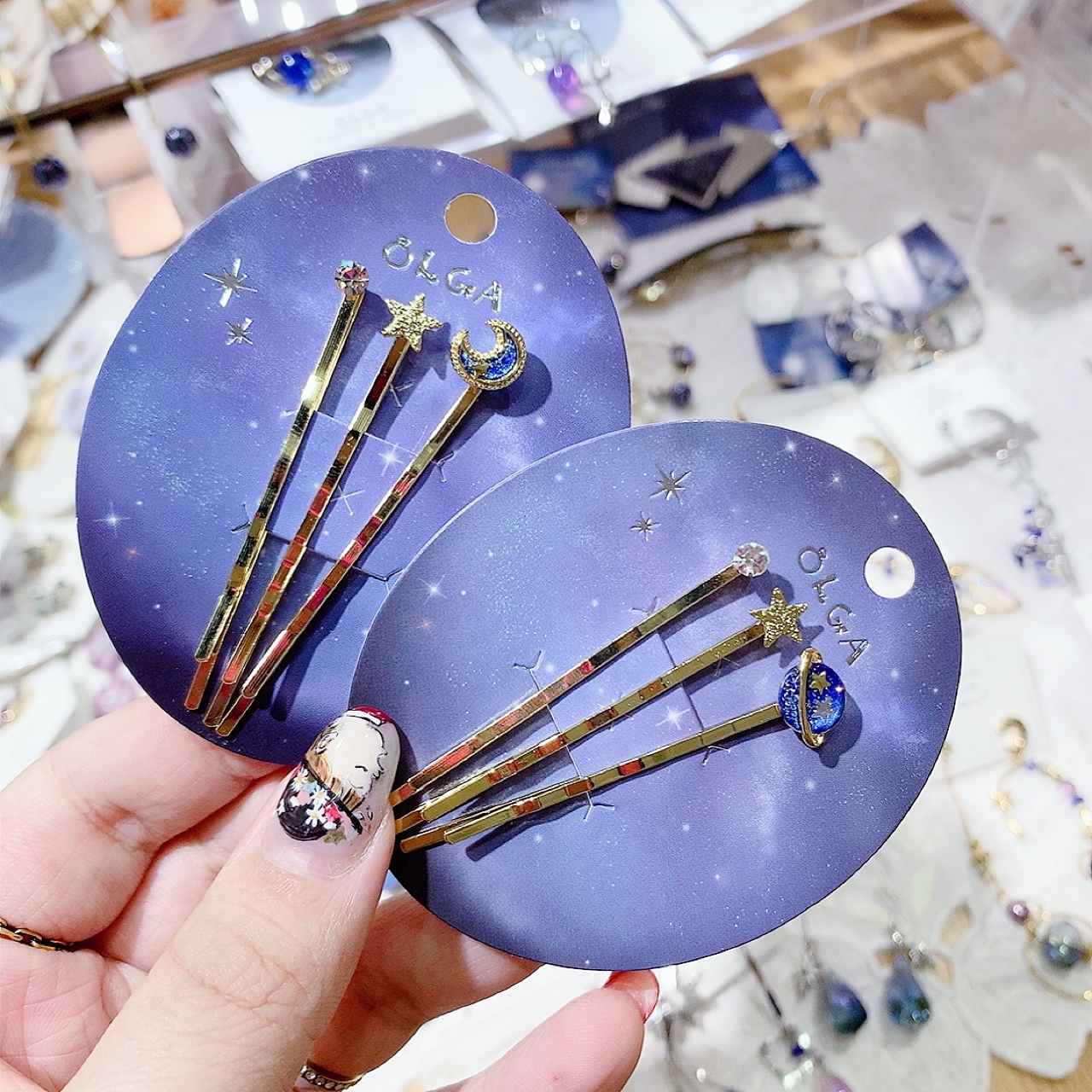 [日本制]   月亮星球髮夾