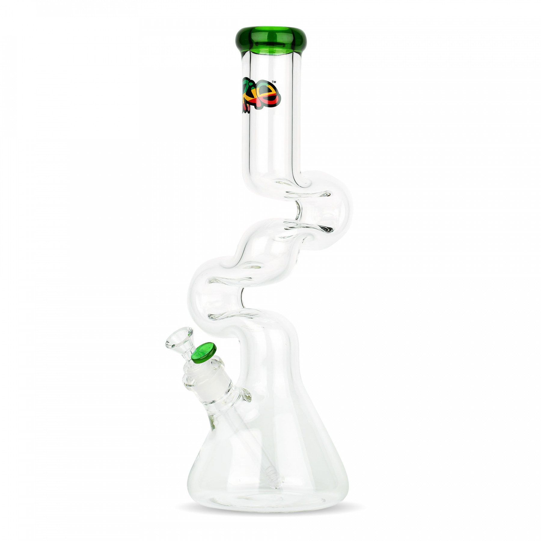🇨🇦 iRie - 7mm Thick Loop-D-Loop Beaker Tube 玻璃水煙壺（41cm）