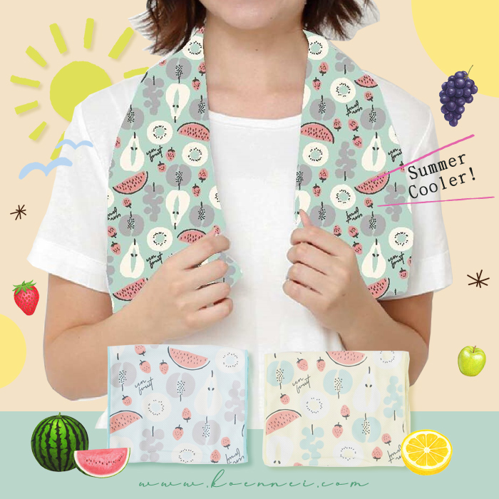 日本︳生果圖案冷感毛巾