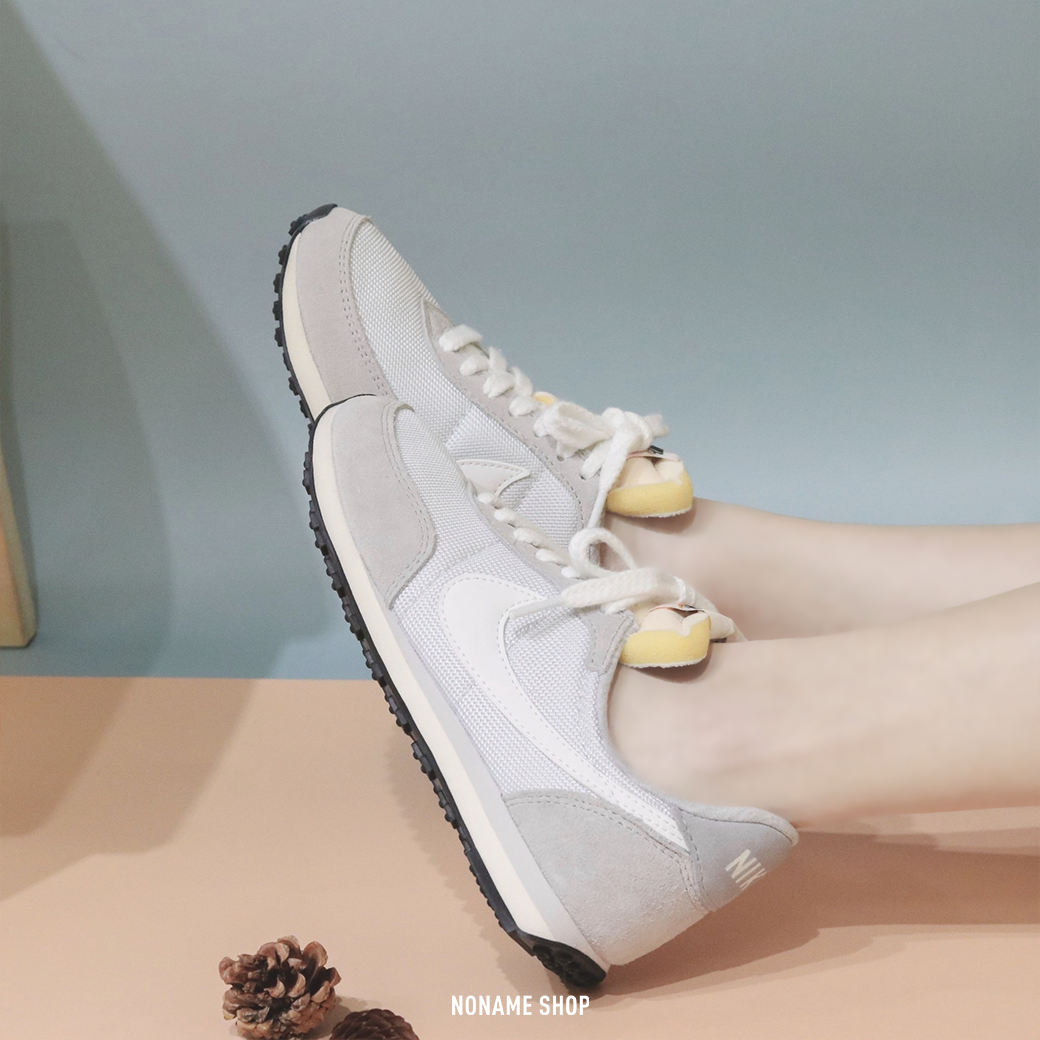 NIKE WAFFLE TRAINER 2 SE Sand White 復古 麂皮 簡約 運動 石灰色