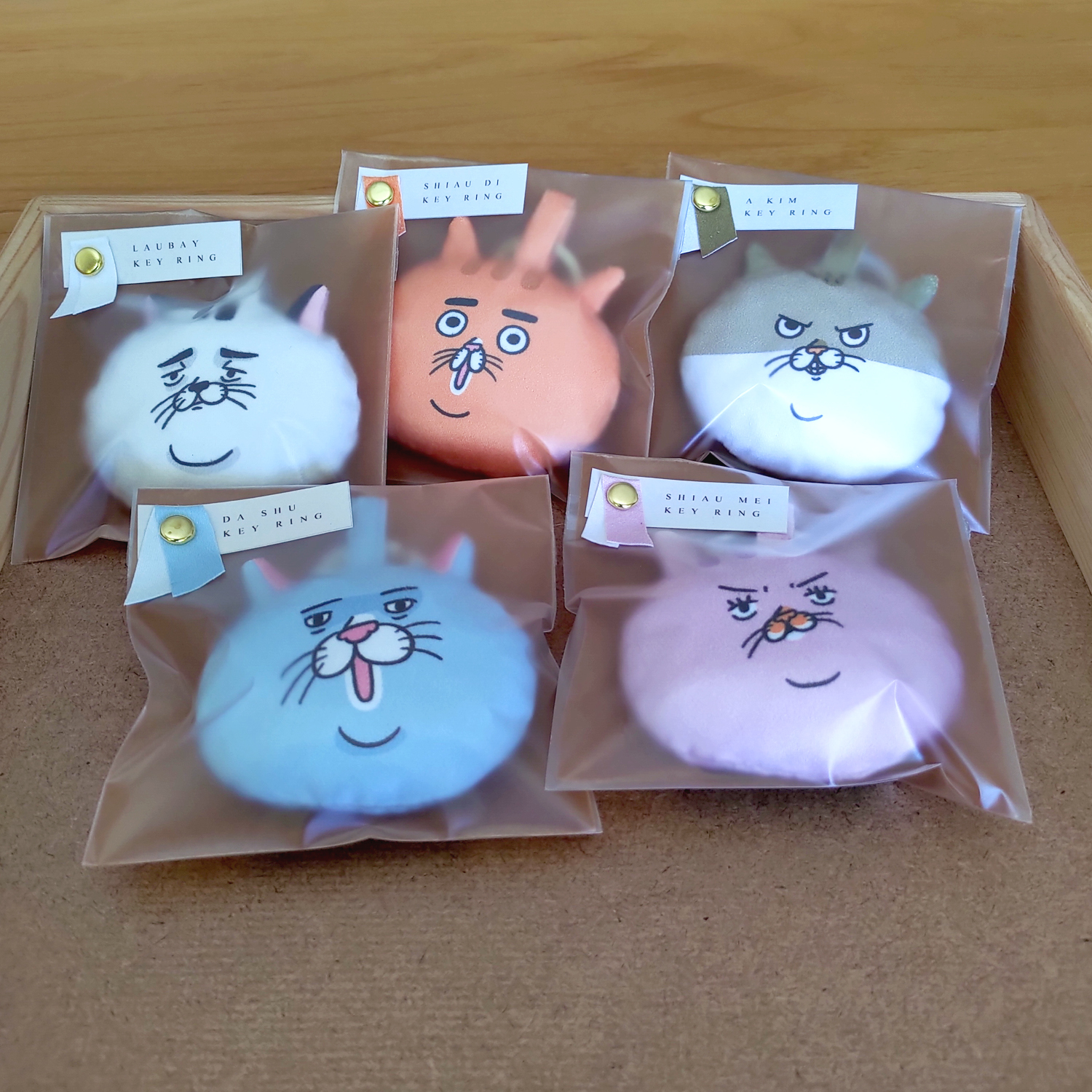 【ehcat貓室友】貓室友手縫鑰匙圈