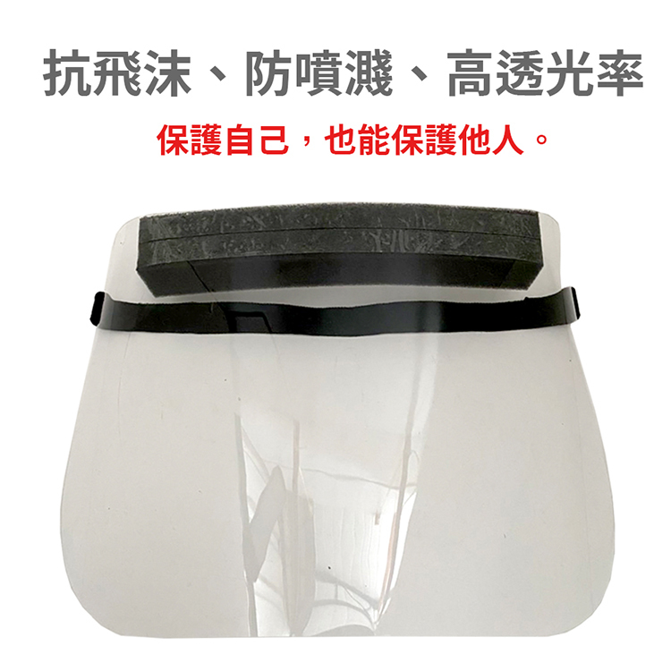 現貨 MIT 防飛沫 防護面罩  3入裝 防疫專用 可重複使用