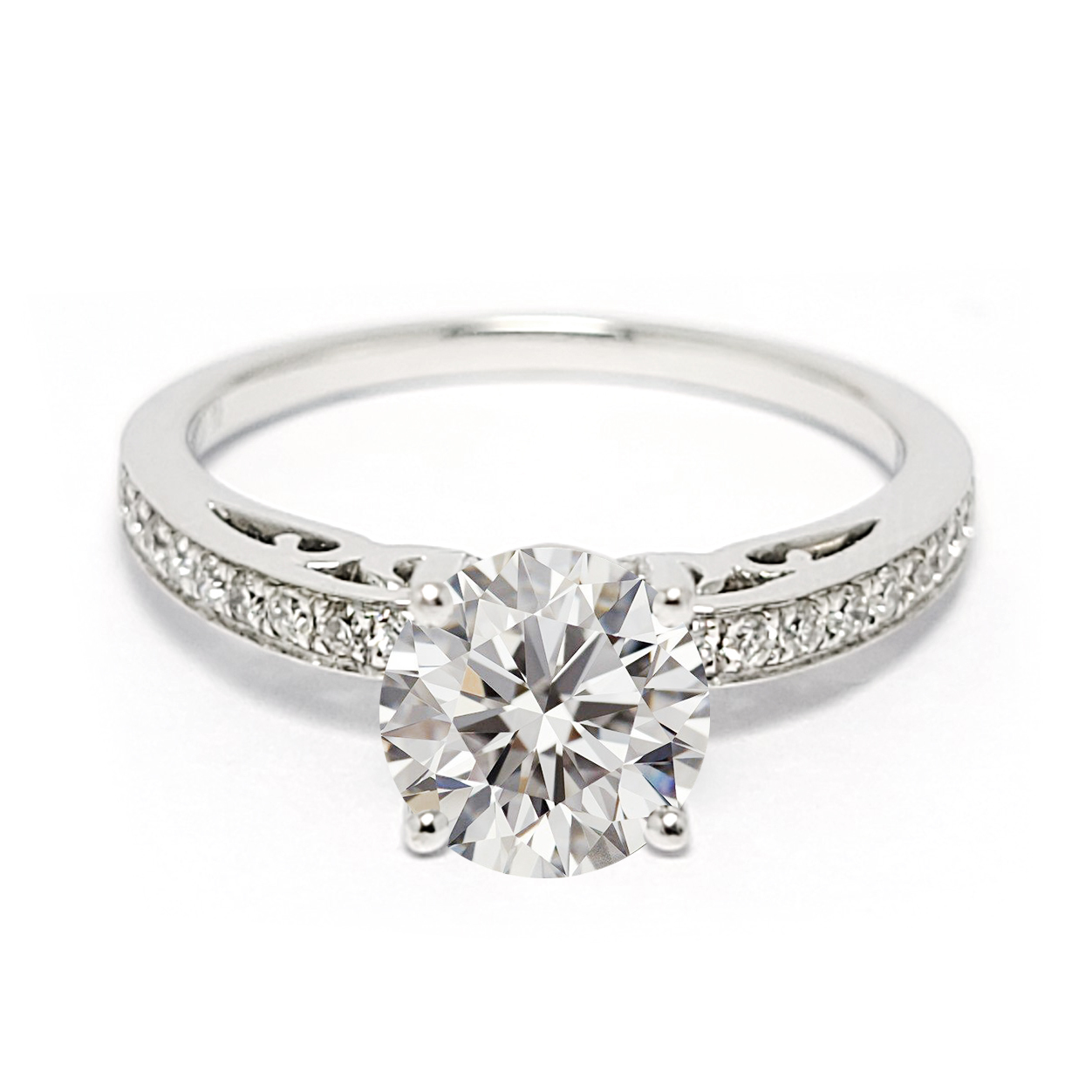 18K白金鑽石戒指托(M24RY7166RM10)