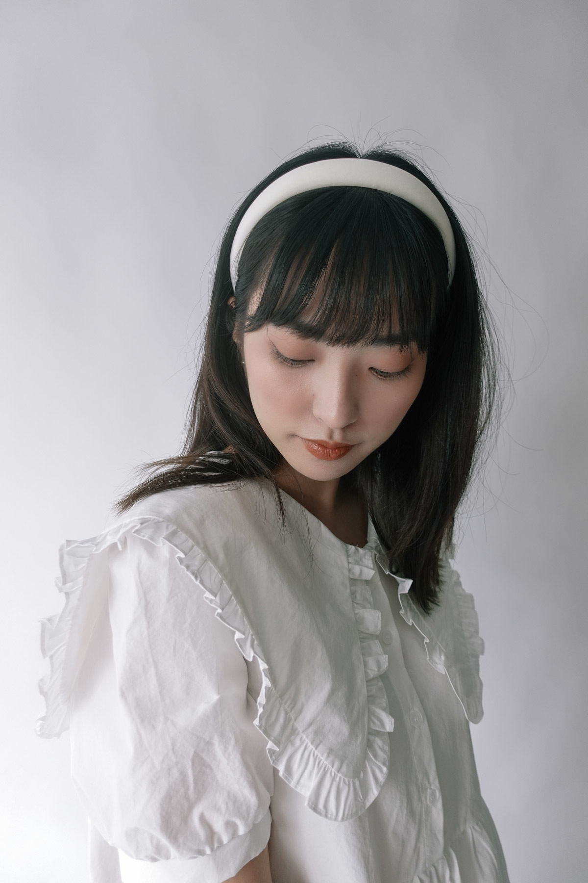 Retro headband (white) (1件順豐到付，2件免運費)