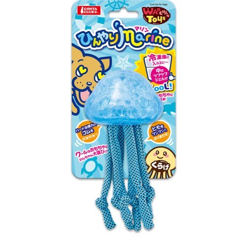 日本直送 CONTA CLUB 冰凍狗玩具 - 水母造型