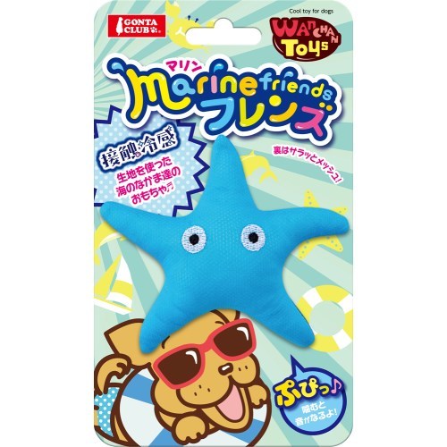 日本直送 CONTA CLUB 冰凍狗玩具 - 海星造型